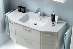 Produktbild von Waschbecken ca. 112 x 1 x 49 cm                 weiß
    | Möbel Inhofer