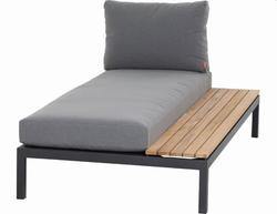 Produktbild von Loungesofa                 Textil
                    grau
    ca. 102 x 70 x 172 cm 
| Möbel Inhofer