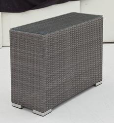 Produktbild von Beistelltisch                 Glas
                    grau
    ca. 60 x 32 x 84 cm 
| Möbel Inhofer