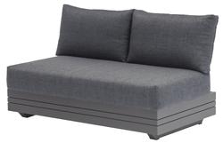Produktbild von Loungesofa                 Kunststoff
                    grau
    ca. 132 x 76 x 81 cm 
| Möbel Inhofer