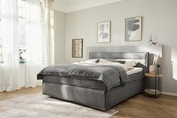 Produktbild von Boxspringbett ca. 193 x 115 x 209 cm Musterring                 grau
     | Möbel Inhofer