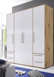 Produktbild von Drehtürenschrank ca. 206 x 195 x 60 cm Dreamoro                 weiß
     | Möbel Inhofer