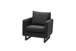 Produktbild von Loungesessel                 Metall
                    schwarz
    ca. 71 x 62 x 111 cm 
| Möbel Inhofer