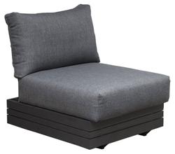 Produktbild von Loungesessel                 Kunststoff
                    grau
    ca. 74 x 76 x 81 cm 
| Möbel Inhofer