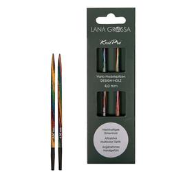 Produktbild von Knit Pro Nadelspitzen kurz 3,5 mm Designholz Multicolor