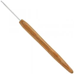 Produktbild von Wollhäkelnadel Alu mit Holzgriff Design-Holz Signal 14 cm, 10,0 mm