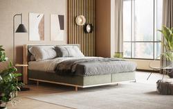 Produktbild von Boxspringbett ca. 213 x 124 x 191 cm Cotta                 grün
     | Möbel Inhofer