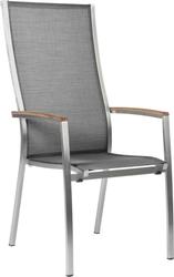 Produktbild von Stapelstuhl                 Textil
                    grau
    ca. 56 x 70 x 100 cm 
| Möbel Inhofer