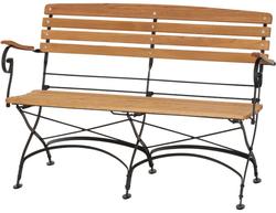Produktbild von Gartenbank                 Metall
                    schwarz
    ca. 60 x 87 x 132 cm 
| Möbel Inhofer