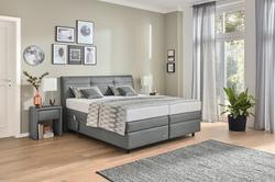 Produktbild von Boxspringbett ca. 187 x 112 x 220 cm Ruf Betten                 grau
     | Möbel Inhofer