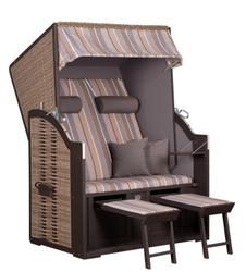 Produktbild von Strandkorb                 Textil
                    grau
    ca. 120 x 160 x 80 cm 
| Möbel Inhofer