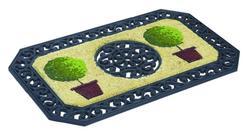 Produktbild von Türmatte ca. 75 x 45 cm                 grün
     | Möbel Inhofer