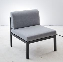 Produktbild von Mittelelement                 Textil
                    grau
    ca. 70 x 66 x 74 cm 
| Möbel Inhofer