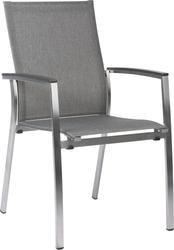 Produktbild von Stapelstuhl                 Textil
                    grau
    ca. 62 x 92 x 56 cm 
| Möbel Inhofer