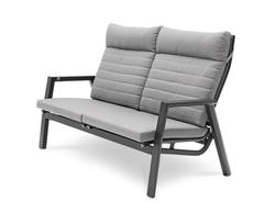 Produktbild von Loungesofa                 Textil
                    grau
    ca. 152 x 99 x 82 cm 
| Möbel Inhofer