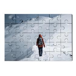 Produktbild von Holzpuzzle 175 x 250 x 3 mm, Design "Schneelandschaft"