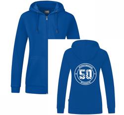 Produktbild von Werkgymn. Heidenheim Kapuzenjacke Organic Damen, royal, Größe 44