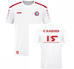 Produktbild von FC Blaubeuren T-Shirt Power, weiß/rot, Größe S
