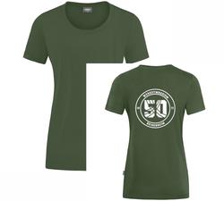 Produktbild von Werkgymn. Heidenheim T-Shirt Organic Stretch Damen, oliv, Größe 36
