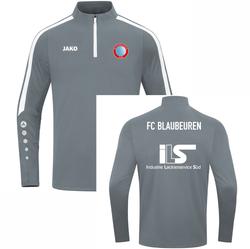 Produktbild von FC Blaubeuren Zip-Top Power, steingrau, Größe XL