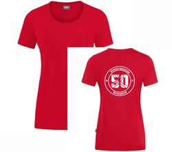 Produktbild von Werkgymn. Heidenheim T-Shirt Organic Stretch Damen, rot, Größe 34