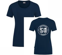 Produktbild von Werkgymn. Heidenheim T-Shirt Organic Stretch Damen, marine, Größe 34