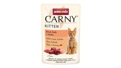 Produktbild von ANIMONDA Katzennassfutter Carny Kitten Rind, Kalb + Huhn