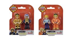 Produktbild von Simba 109252585 - Feuerwehrmann Sam Junior Figuren Doppelset, 2-fach sortiert