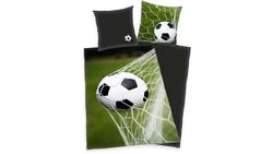 Produktbild von Herding Young Collection Bettwäsche Fußball 80x80cm, 135x200cm