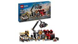 Produktbild von LEGO City Schrottplatz mit Autos - Spielzeug mit Schrottpresse 60472