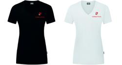 Produktbild von TP Damen V-Neck T-Shirt, 40, schwarz