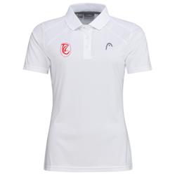 Produktbild von TC Langenau Women Club Tech Polo Shirt, weiß, Größe S Ja