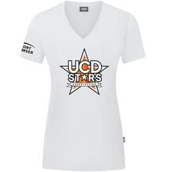 Produktbild von UCD T-Shirt Organic Damen, weiß, Größe 40