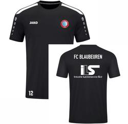 Produktbild von FC Blaubeuren T-Shirt Power, schwarz/weiß, Größe XXL