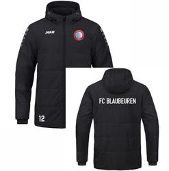 Produktbild von FC Blaubeuren Coachjacke Team mit Kapuze, Größe M