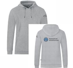 Produktbild von TS Weissenhorn Kapuzensweat Organic Kinder, hellgrau meliert, Größe 164 ja