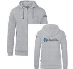 Produktbild von TS Weissenhorn Kapuzenjacke Organic Erwachsene, hellgrau meliert, Größe XXXL nein