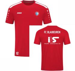 Produktbild von FC Blaubeuren T-Shirt Power, rot/weiß, Größe L
