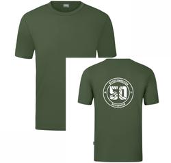 Produktbild von Werkgymn. Heidenheim T-Shirt Organic Stretch Erwachsene, oliv, Größe M
