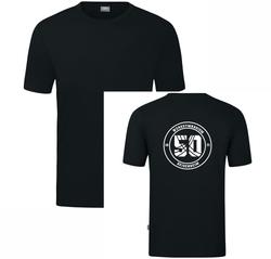 Produktbild von Werkgymn. Heidenheim T-Shirt Organic Stretch Erwachsene, schwarz, Größe L