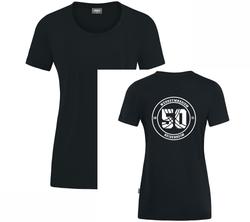 Produktbild von Werkgymn. Heidenheim T-Shirt Organic Stretch Damen, schwarz, Größe 42