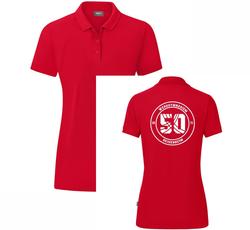 Produktbild von Werkgymn. Heidenheim Polo Organic Damen, rot, Größe 42