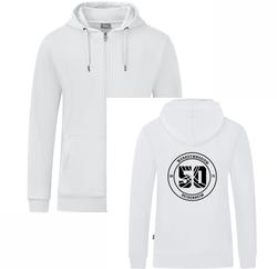 Produktbild von Werkgymn. Heidenheim Kapuzenjacke Organic Erwachsene, weiß, Größe XXXXL