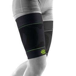 Produktbild von Sports compression sleeves upper leg, Haftband Noppe, L Xlong, Schwarz