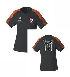 Produktbild von TSV Pfuhl Taekwondo T-Shirt Evo Star schwarz Damen, Größe 38 nein