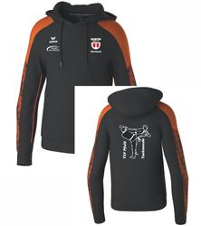 Produktbild von TSV Pfuhl Taekwondo Kapuzensweat Evo Star schwarz Kinder, Größe 164 nein
