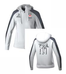 Produktbild von TSV Pfuhl Taekwondo Trainingsjacke mit Kapuze Evo Star weiß Damen, Größe 42 nein
