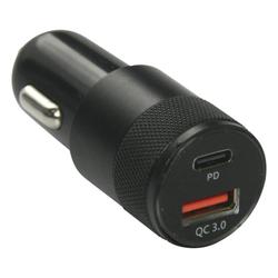 Produktbild von IWH Quick Dual USB-C® und USB-A Schnellladestecker 12/24V