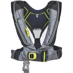 Produktbild von Spinlock Rettungsweste "Deckvest 6D" 170 N mit Sprayhood und Licht, grau/schwarz | 305590