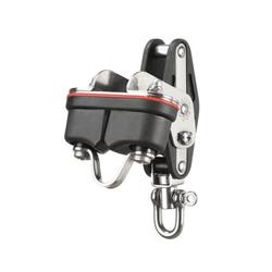 Produktbild von HS Großschotblockmit Hundsfott und Wirbel, kugelgelagert, 10 mm | 301937